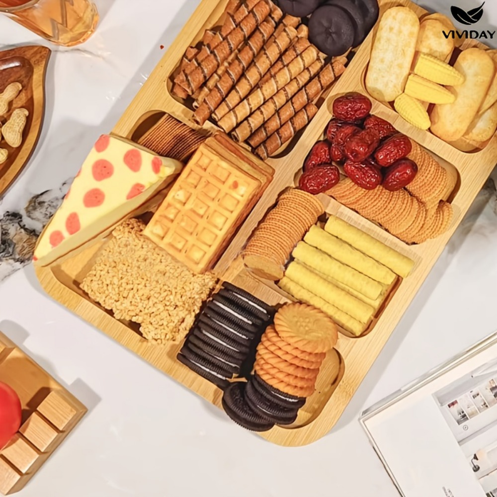 صينية خشبية مقسمة للوجبات الخف - مراجعة Food Snacks In Japan وسعره